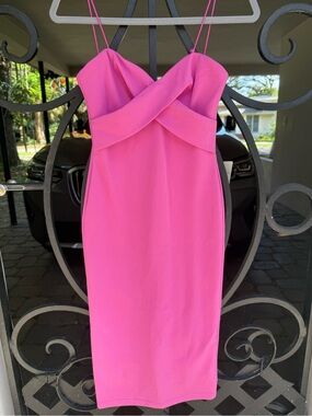 Pink Spaghetti Strap Midi Dress  Sm.  Love X Design from Nordstrom.  New w/tags